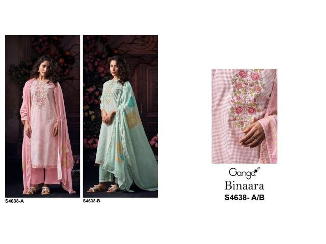 Ganga binaara 4638 dress material wholesale market in thrissur